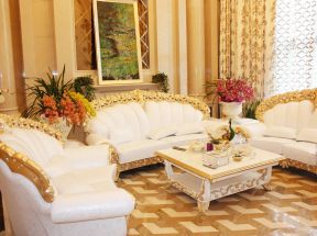 100平米欧式客厅组合沙发装修效果图片