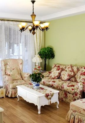 田园风格家装 客厅沙发图片