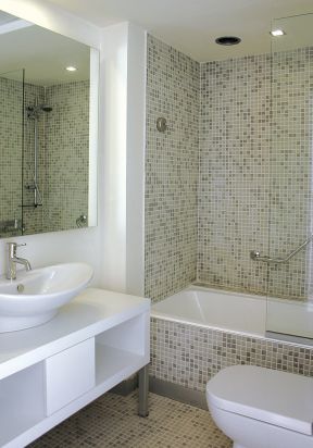 家装淋浴房间马赛克效果图 小卫生间装修效果图片