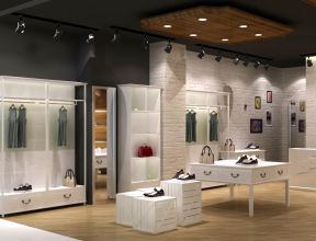 簡(jiǎn)約服裝店 室內(nèi)裝修效果圖欣賞