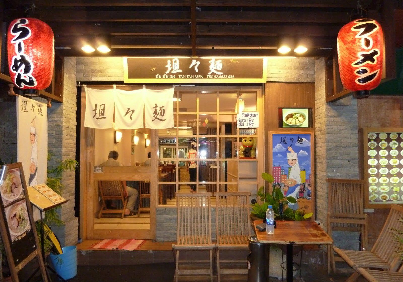 日式飯店門頭裝修效果圖