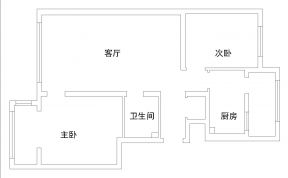 簡單現(xiàn)代戶型平面圖