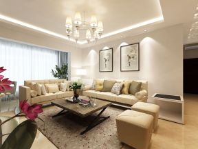 小户型现代简易家居客厅组合沙发图片大全