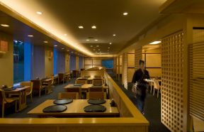 日式飯店裝修效果圖 室內(nèi)隔斷裝修效果圖片