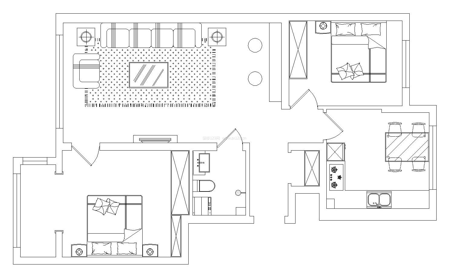 室内户型平面图