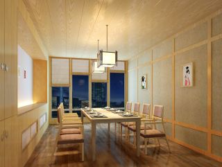 日式风格家居背景墙装修效果图