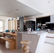 开放式装修厨房与客厅隔断设计效果图