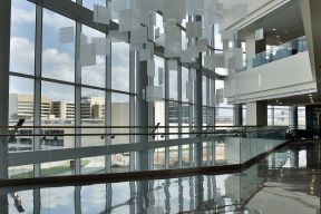 大型医院大厅装饰设计效果图片