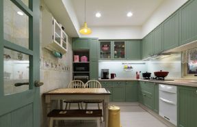 开放式厨房厨房橱柜颜色效果图片 