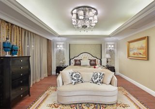 美式别墅设计卧室摆件家居饰品效果图片