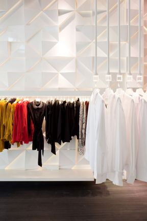 服裝店背景墻效果圖