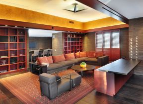 家居现代客厅多人沙发装修效果图片