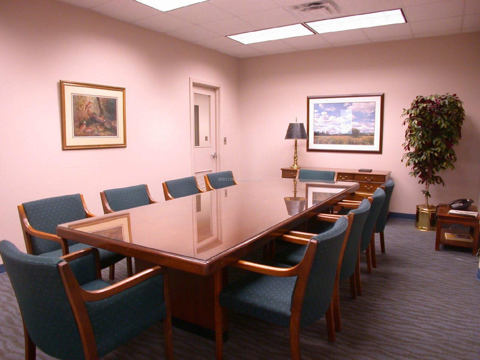 会议室装饰画装修设计效果图片