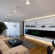小户型客厅现代电视背景墙装饰效果图