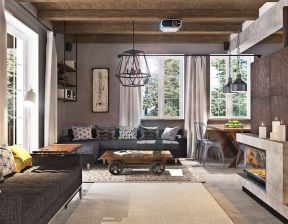 現(xiàn)代風(fēng)格客廳燈具 美式風(fēng)格家居裝修圖片