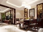 中式小户型家庭室内餐厅设计效果图