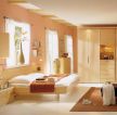 家居卧室粉色墙面装修设计效果图片