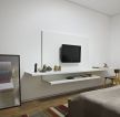 现代家居卧室简约电视背景墙设计效果图