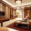 中式家居客厅地毯装修效果图片