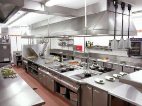 餐馆厨房装修效果图 现代风格设计