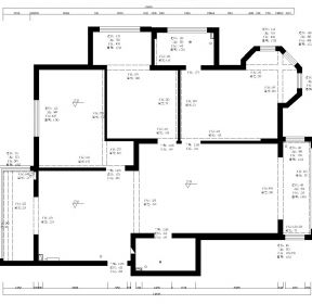 1403 两房户型图设计 2232 现代简约室内平面户型图 1 三室两厅