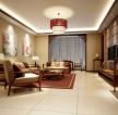 中式简约家装红木客厅装修效果图片