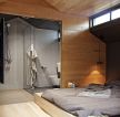 时尚木屋50平米小户型阁楼卧室图片