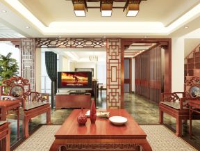 中式红木客厅 室内客厅装修效果图