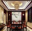 中式风格餐厅圆餐桌装修效果图片