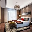 2023中式家居卧室床头背景墙装修效果图片