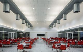 大型厂房食堂设计效果图