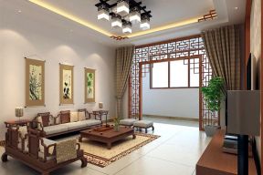 中式風(fēng)格沙發(fā)圖片 簡(jiǎn)約客廳布置