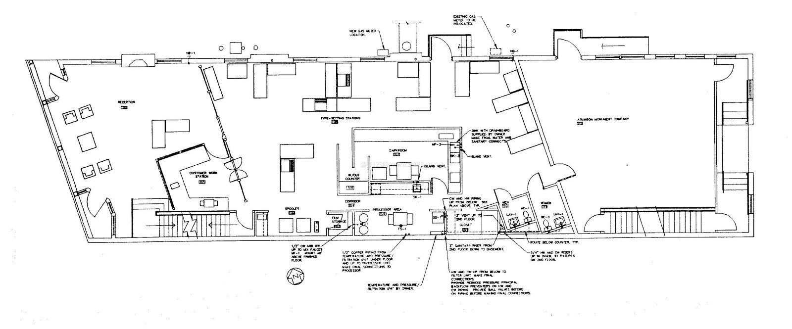 店面室內(nèi)裝修設(shè)計(jì)平面圖