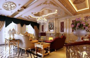 法式风格别墅 欧式沙发装修效果图片