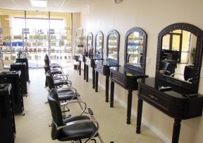 美容美發(fā)店裝修圖片 室內(nèi)裝修效果圖片