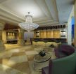小型商务宾馆大厅吊灯设计效果图片 