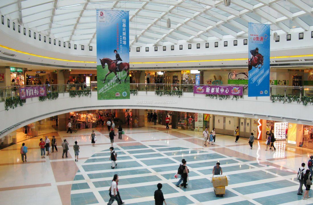 现代商场大厅装修效果图