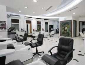 美容美發(fā)店效果圖 現(xiàn)代室內(nèi)
