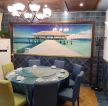 地中海风小餐厅装修效果图片
