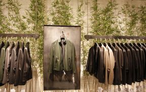 時(shí)尚服裝店裝修圖 背景墻裝飾裝修效果圖片