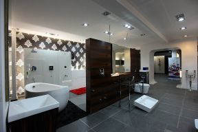 卫浴展厅效果图 现代风格