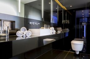 卫浴展厅效果图 现代时尚简约风格