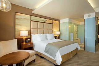 酒店房间床头背景墙装修效果图片