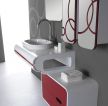 现代卫浴洗手池展厅装修效果图片