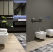 现代卫浴展厅地砖拼花效果图片