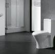 现代卫浴店面展厅黑白风格装修效果图片