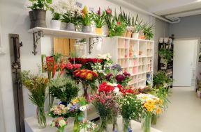 高端花店 置物架裝修效果圖片