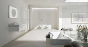 简约设计风格现代卫浴展厅效果图片