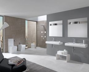 现代卫浴展厅效果图片  现代简约装修风格
