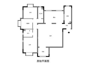 110平米兩室兩廳兩衛(wèi)戶型圖